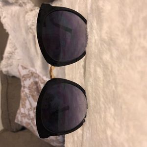 Black cat eye sunglasses